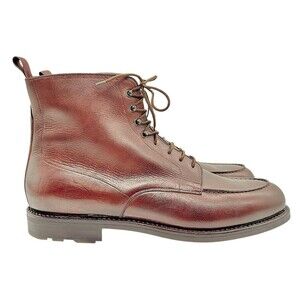 NOS Vintage GUCCI Balmoral Dress Moc Toe Leather Men's Boots